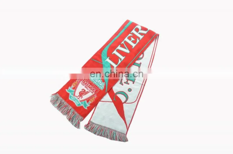2016 Best Selling Sports Scarf Knitted Football Team scarf