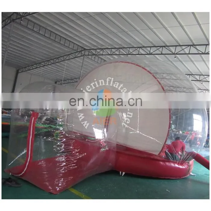 Hot sale Christmas decoration Red Inflatable Snow Ball