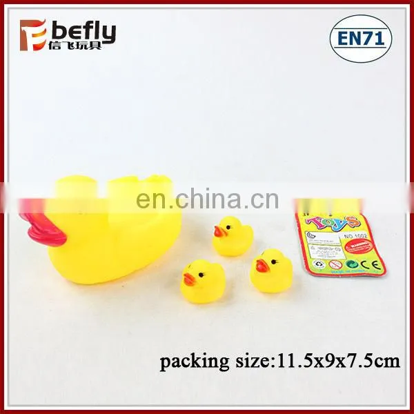 Baby pvc bath toys floating duck
