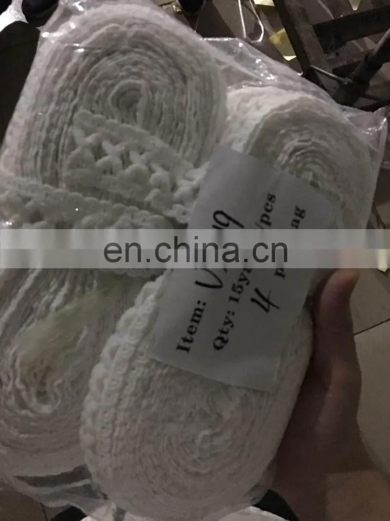 China factory 2017 embroideried lace trimmings yarn,milk silk lace