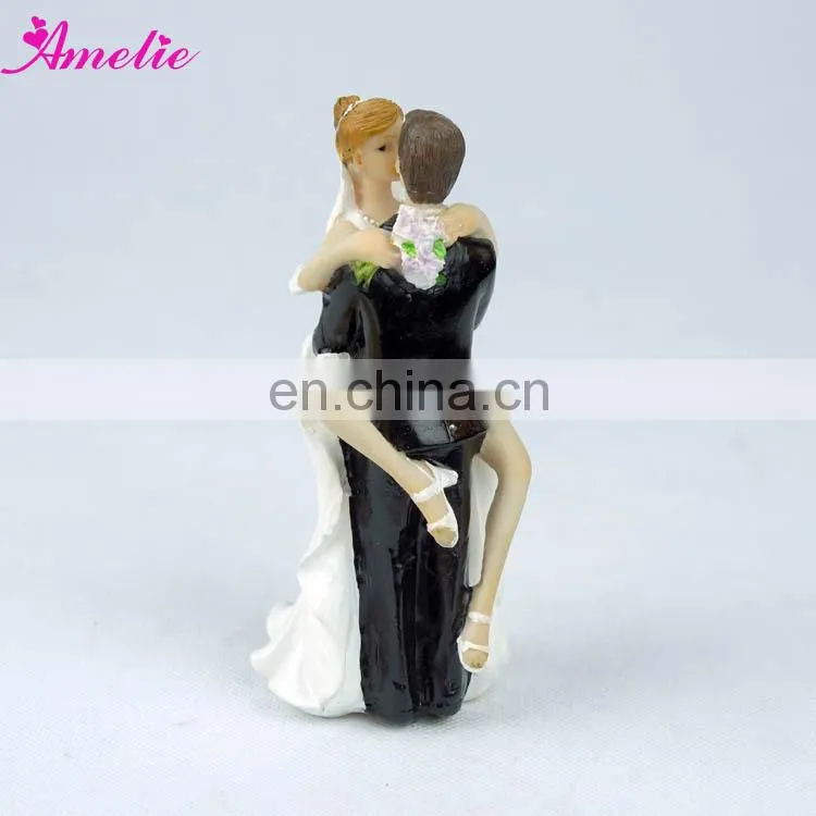 A07392 2015 Wholesale Resin Cake Topper For Wedding