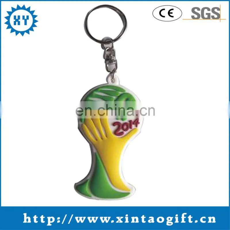 High quality custom soft pvc rubber keychain