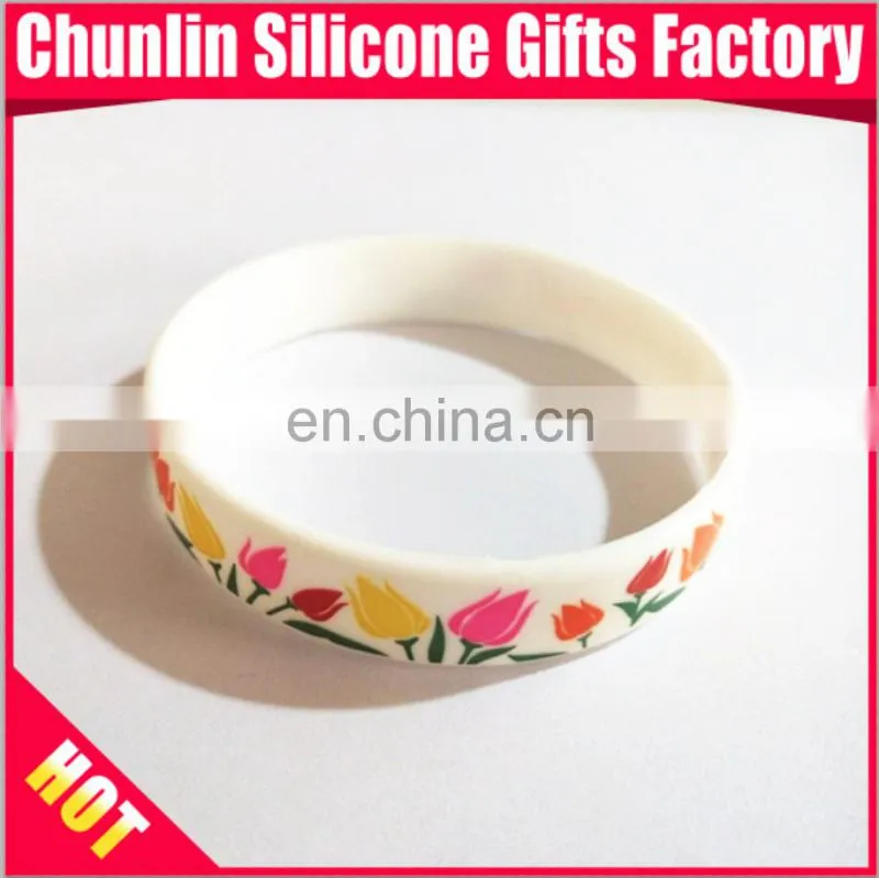 CMYK printing silicone wristbands