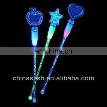 Plastic glowing led cocktail stirrer