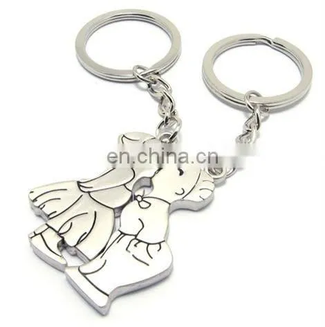 OX Lover Keychain, Zinc Alloy
