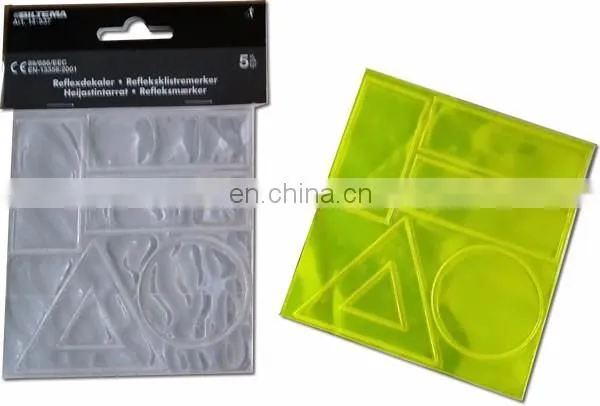 Reflective Hallowmas stickers for safety