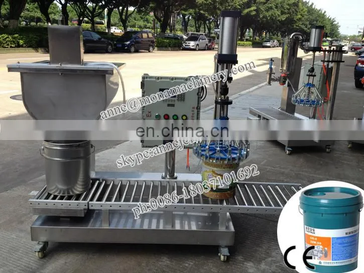 Weighing type semi-auto paint liquid filler filling and capping machine