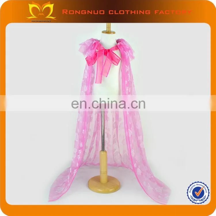 2019 Hot Sale Hot Pink Snowflake Capes Beautiful Girls Cape Dress Cape For Evening Dress Of Chiffon