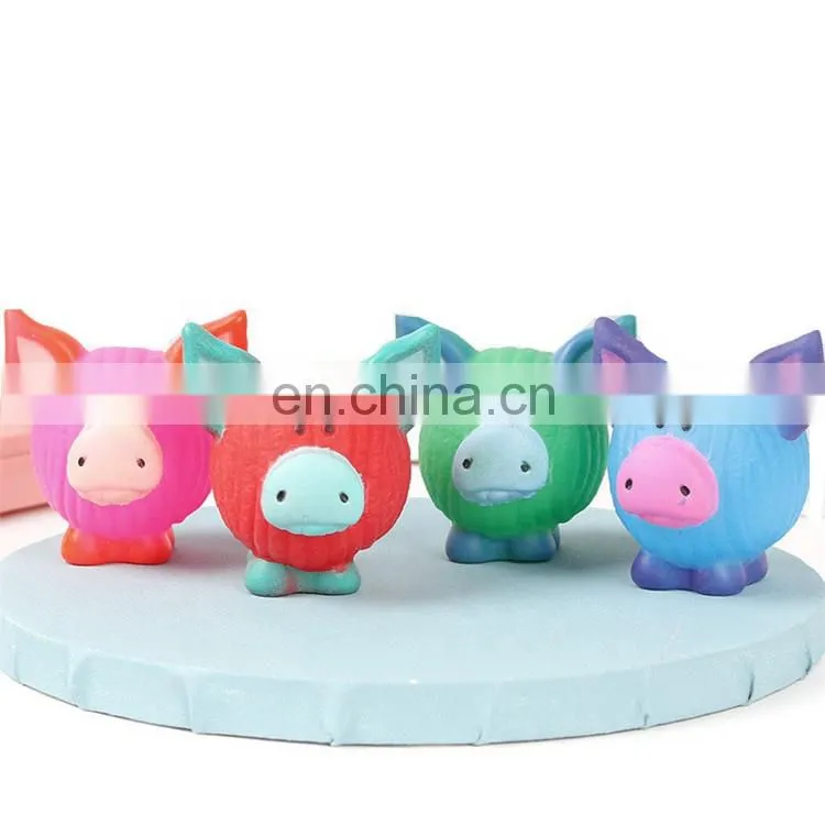 Cow Shaped Puppy Dog Toys Chewing Squeaky Vinyl Pet Toys With Sound Squeaker