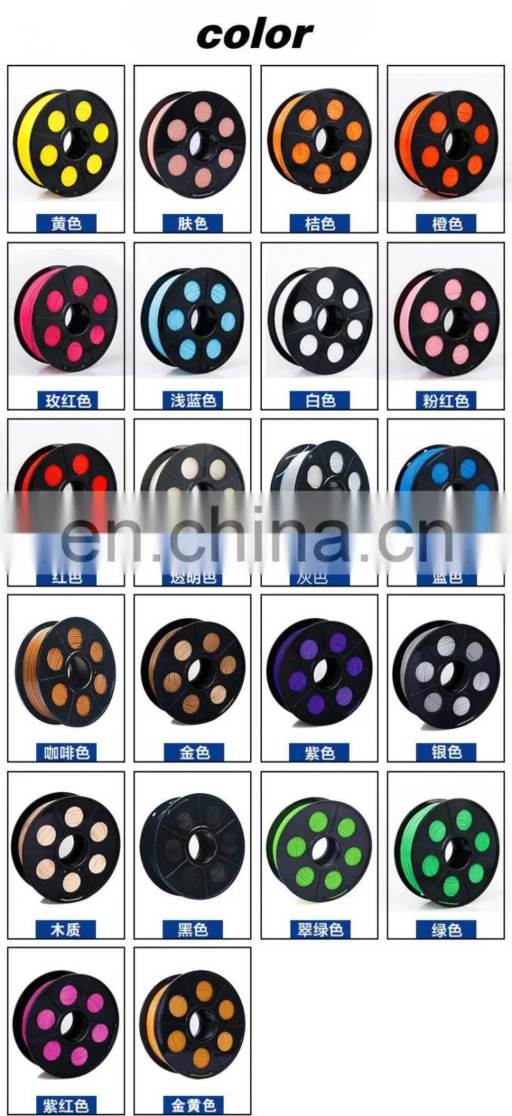 Hot sale PLA 3d printer filament abs plastic for 3d printer 3d printer material