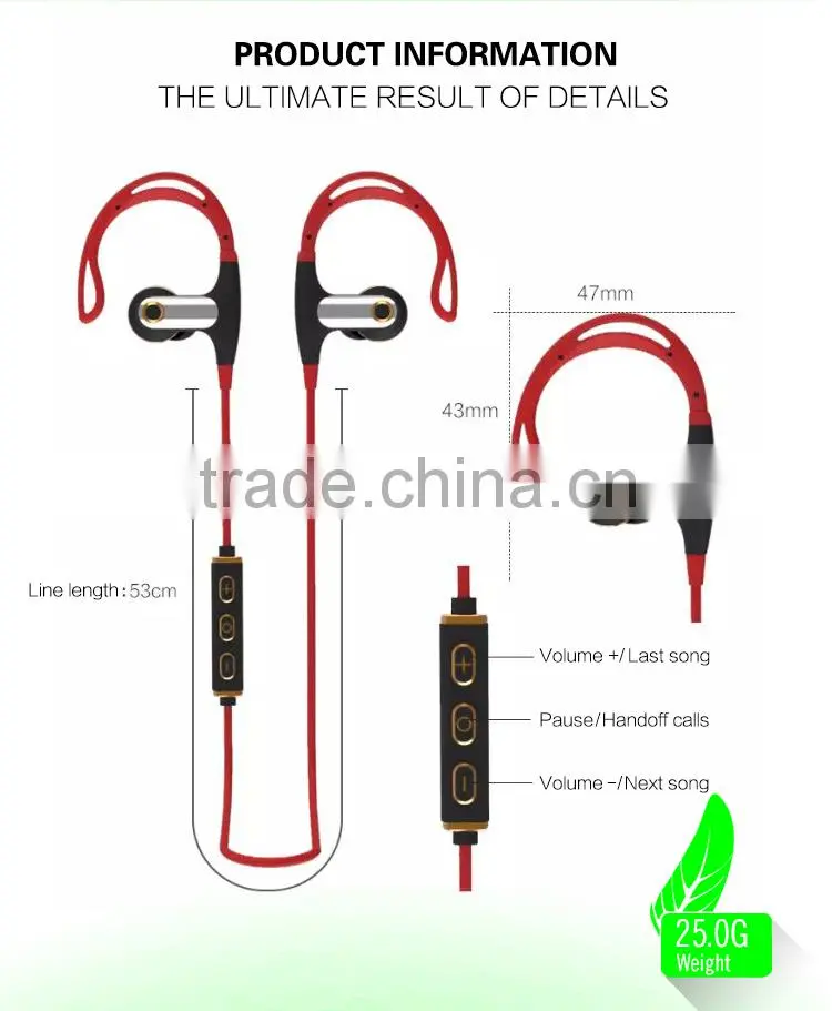 New Products 2015 mini wireless bluetooth earphone