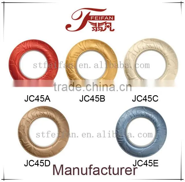 JC44 eyelet curtains ring plastic eyelet curtain accessories