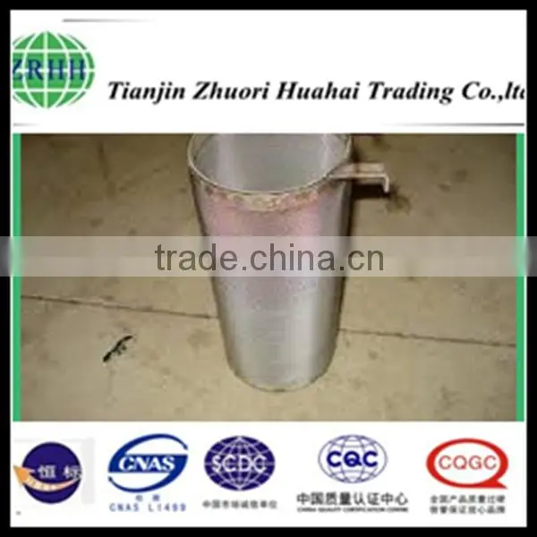 Basket strainer and stainless beer brewing hop filter cartridge