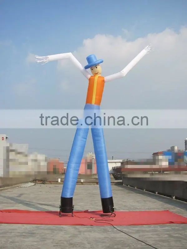 custom 2 legs advertising inflatable air dancer sky man