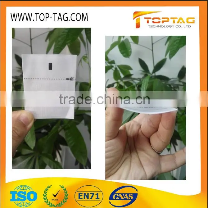 Shenzhen Factory Customize Nfc Fabrics Rfid Clothing Tag