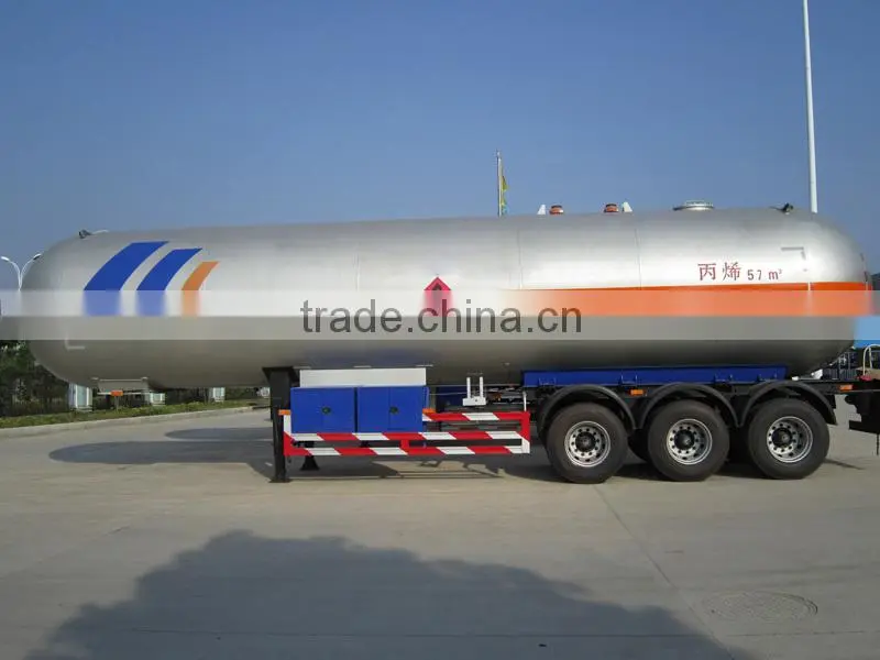 57cbm LPG gas trailer