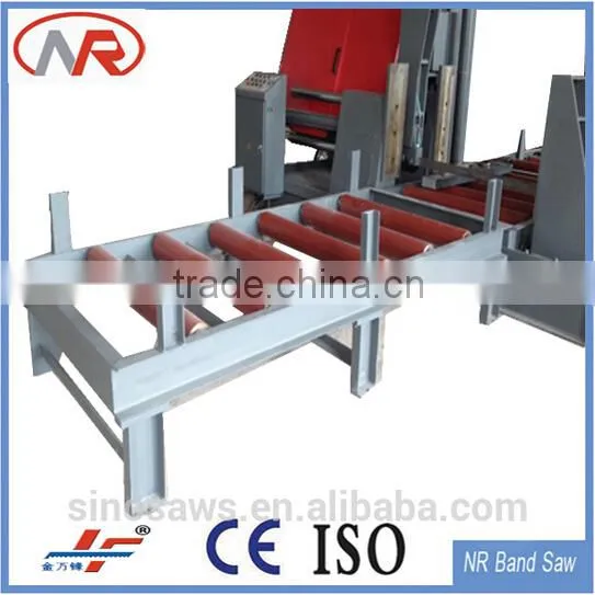 GZ42100 China Double Column Hydraulic Horizontal Band saw machine wood splitter