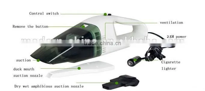 12v portable car vacuum cleaner