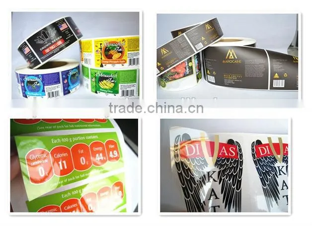 Colorful custom lipstick label printing