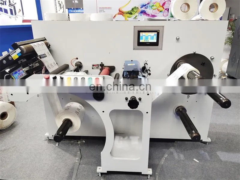 UTS420H Turret Type High Speed Automatic Label Cutting Machine, self-adhesive sticker cutter rewinder