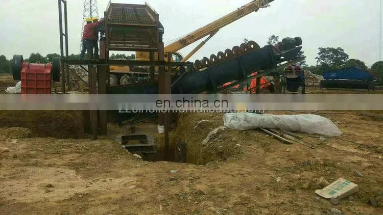 Mining screw spiral sand washing plant /screw classifier sand gold diamond washing plant
