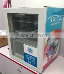 ice cream countertop freezer mini freezer with glass door