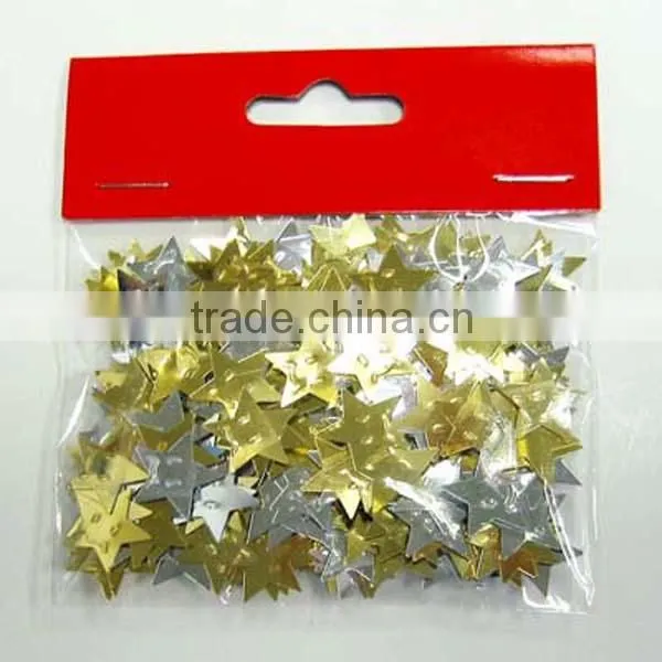 45g Green Metallic Dots Shape PVC Confetti/Glitter Metallic Confetti for Christmas