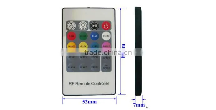 RF 20 Key RGB LED Remote Controller