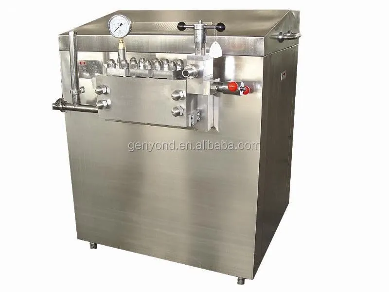 Shanghai High Pressure Homogenizer Food Production Emulsifying Cream Products Homogenizer High Pressure