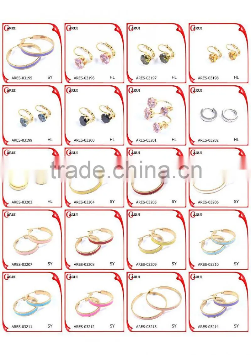 wholesale jewelry 2 gram gold beautiful designed earrings jewelry earrings