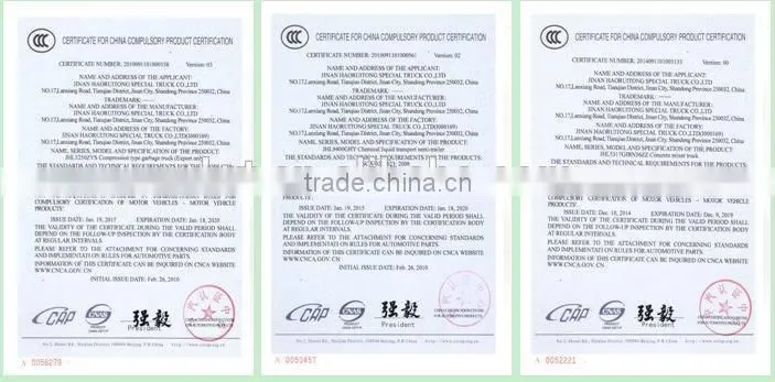 howo 16CBM Compressed Garbage dimensionscompactor truck made in china