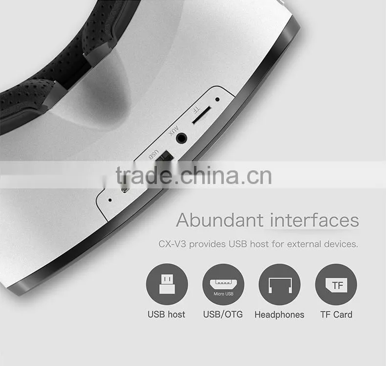 2016 OEM CX V3 all in one vr Andriod 4.4 Allwinner H8 3D Glasses