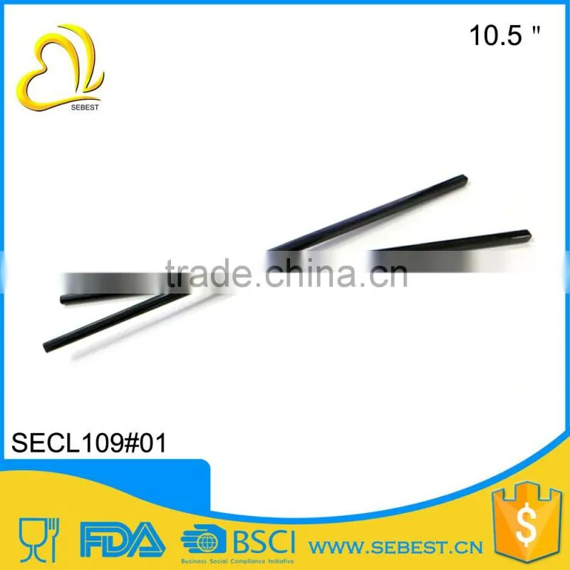 Environmental protection reusable custom black melamine chopsticks