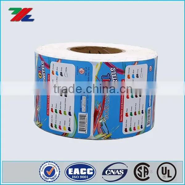 High quality unique shape waterproof PET label for beverage packing