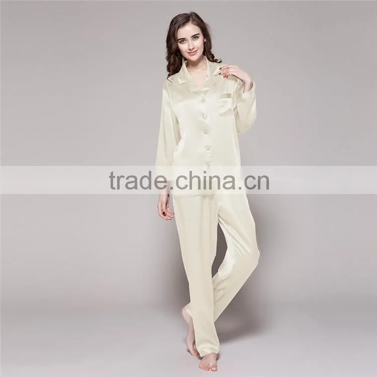 Wholesale New Style Women 100% Silk Sleepwear