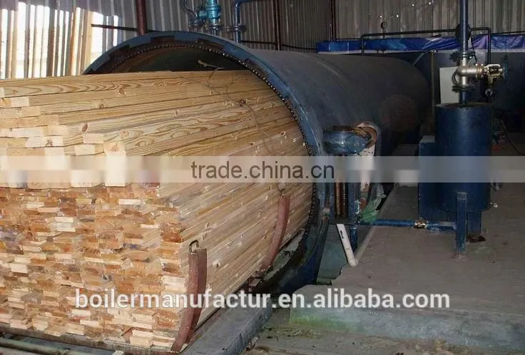High-temperature vacuum Electricity impregnated wooden poles anti-corrosive equipment for wood