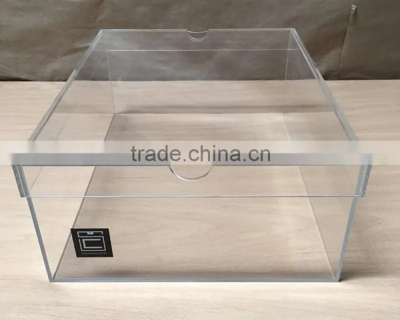 2016 transparent acrylic nike shoe box