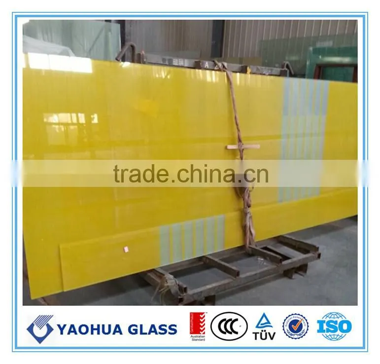 black silk screen tempered glass