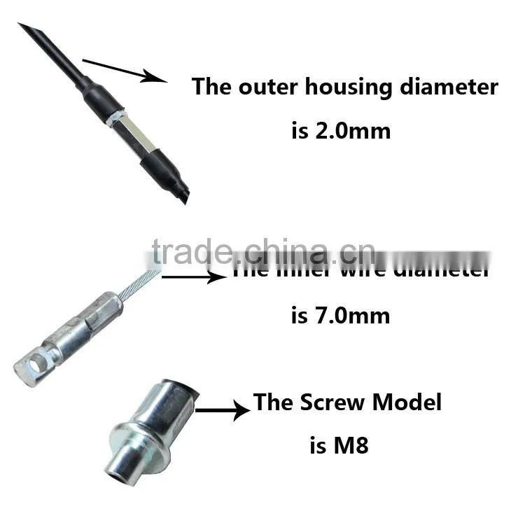 2016 Factory Hot Sale Top Quality Cheap Custom Vehicle Mini-tiller Clutch Cable