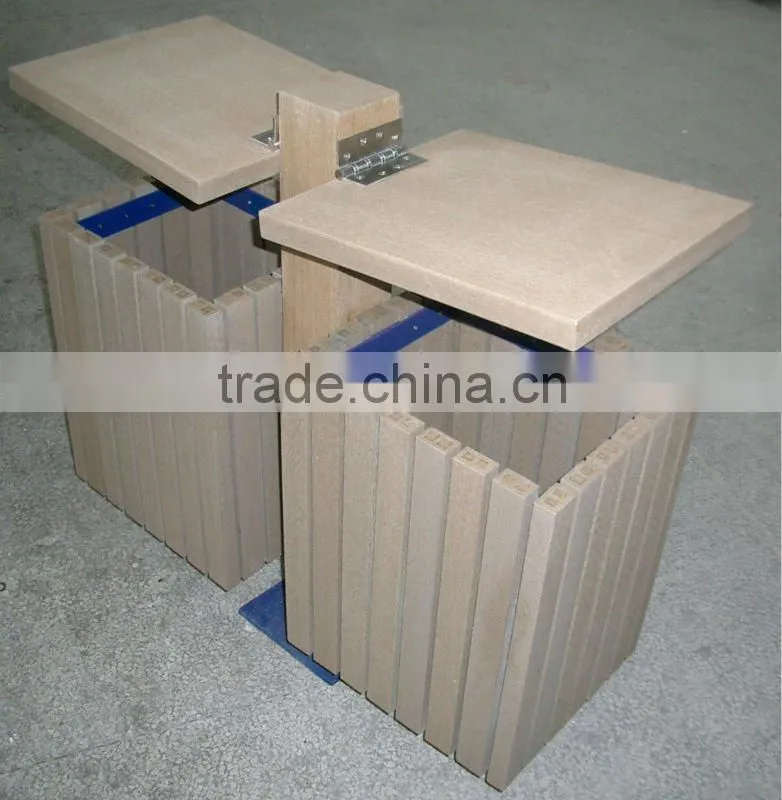 Eco-friendly wpc dustbin