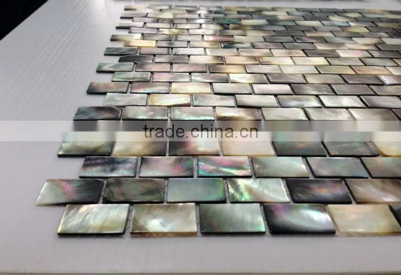 12"x12" black lip mother of pearl shell Mosaic Brick