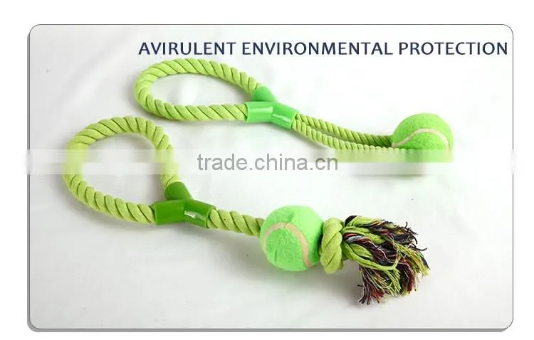 pet toys for dog chew with pastle recycle rope in high quality