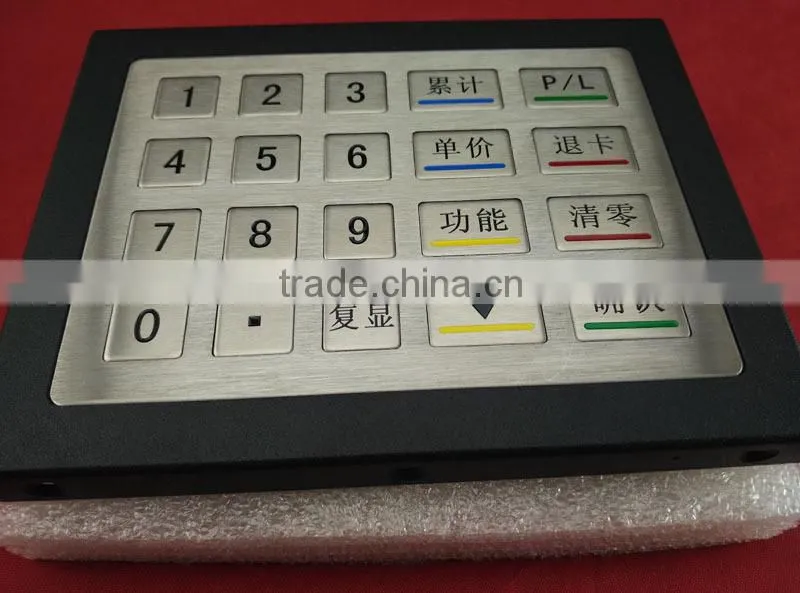 Customize metal keypad with frame