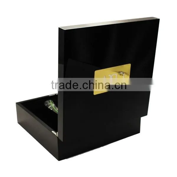 New design two slots wooden perfume box luxury