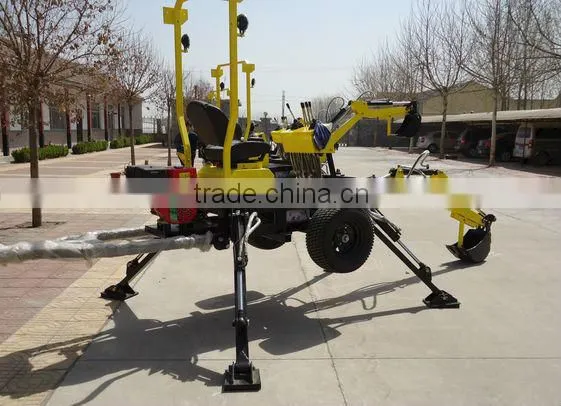 The China largest manufacturer for small backhoe with wheel