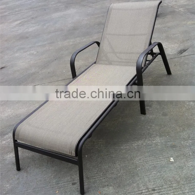 Outdoor Polyurethane Polyethylene Pool Chaise Chair Sun Lounger