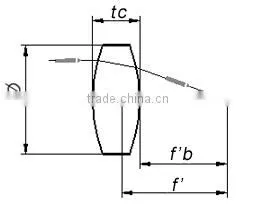 Biconvex Lense/Double Convex Lens(DCX) for Image Relay Applications