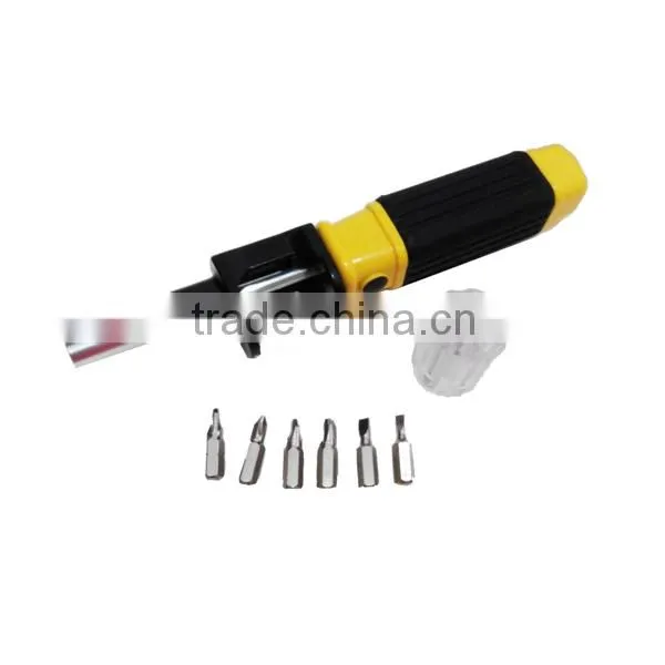 6 In 1 Multi-Bit Screwdriver Precision Tool Kit | All In One Phillips Flat