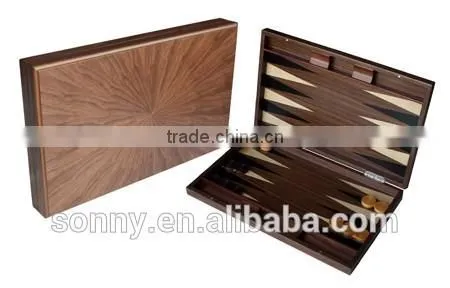 Personalized Wooden Backgammon Set
