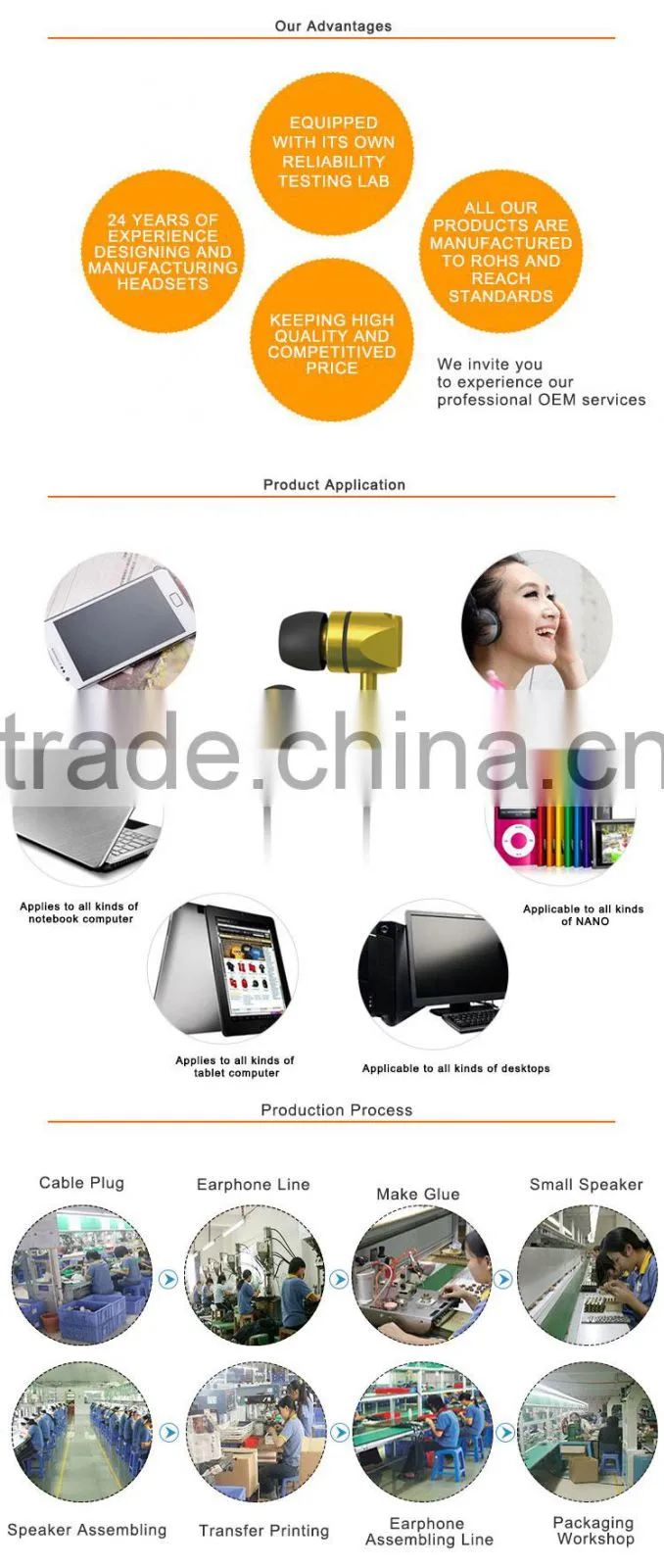 2015 HOT High Quality Funny Earphones Mini Headphone Earphone
